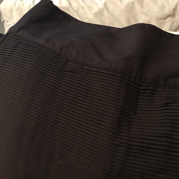 Reiss Black Ribbed Mini Skirt Size 6 - Picture 7 of 8